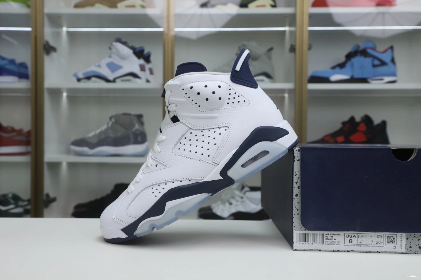 AIR NAVY JORDAN 6 MIDNIGHT 1123